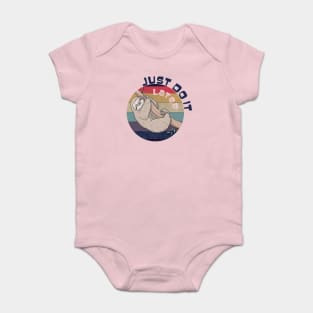 Just do it later funny Sloth Baby Bodysuit